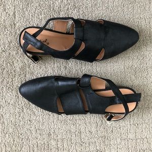 Open back flat sandal